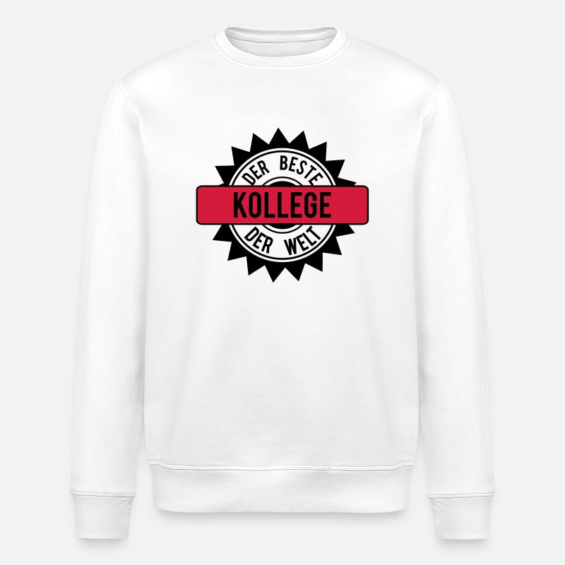 le meilleur 2c collègue - Sweat bio ROLLER Stanley/Stella Unisexe - blanc