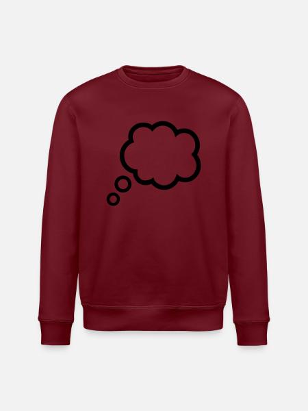 Speech bubble - Stanley/Stella ROLLER Unisex Organic Sweatshirt - white