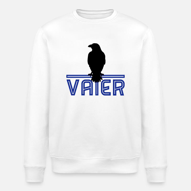 Rabenvater - Sweat bio ROLLER Stanley/Stella Unisexe - blanc