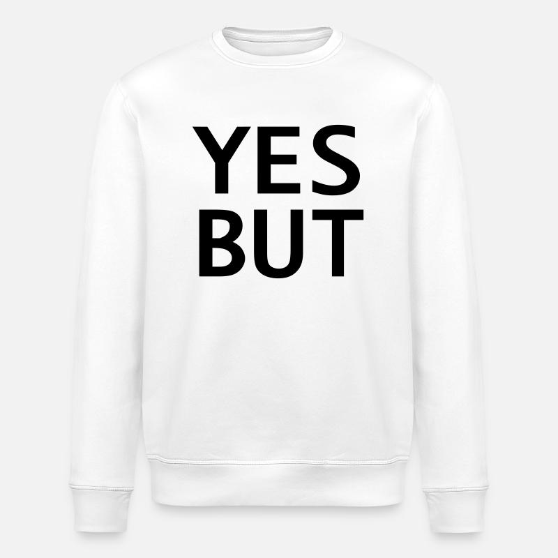 Ja aber - Stanley/Stella Unisex Bio-Sweatshirt ROLLER - Weiß