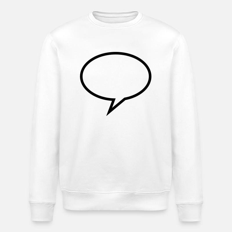 Speech Bubble - Sweat bio ROLLER Stanley/Stella Unisexe - blanc