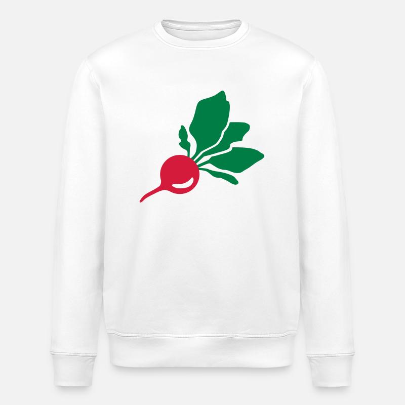 Radieschen - Stanley/Stella Unisex Bio-Sweatshirt ROLLER - Weiß