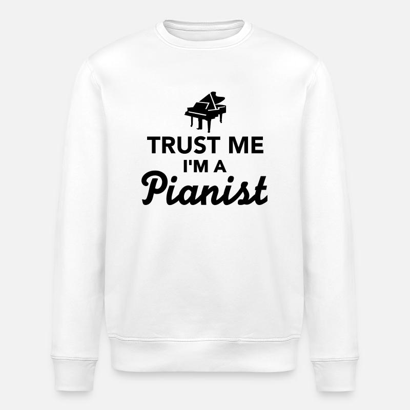 Klavier - Stanley/Stella Unisex Bio-Sweatshirt ROLLER - Weiß