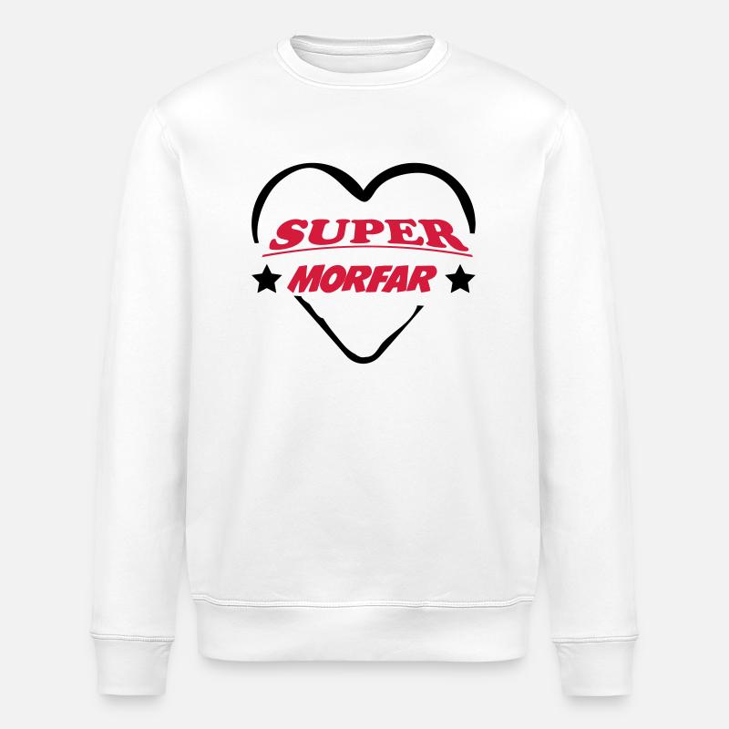 Super morfar 111 - Sweat bio ROLLER Stanley/Stella Unisexe - blanc