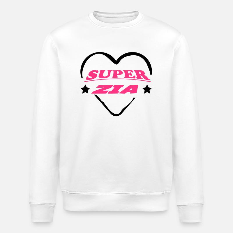 Super zia 111 - Stanley/Stella Unisex Bio-Sweatshirt ROLLER - Weiß