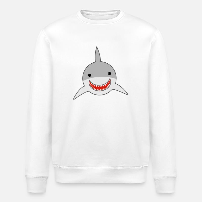 requin - Sweat bio ROLLER Stanley/Stella Unisexe - blanc