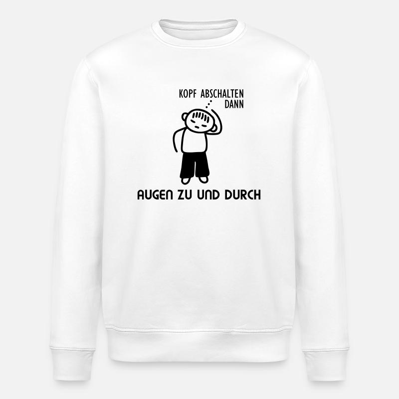 Kopf abschalten - Stanley/Stella Unisex Bio-Sweatshirt ROLLER - Weiß