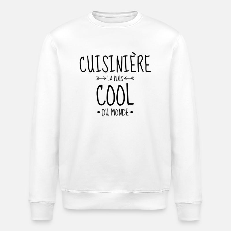 Koch / Kochen / Cooking / Chef - Stanley/Stella Unisex Bio-Sweatshirt ROLLER - Weiß