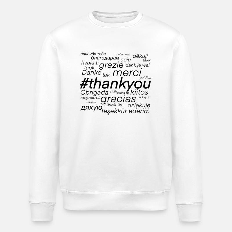 Buvez l'Europe - Sweat bio ROLLER Stanley/Stella Unisexe - blanc