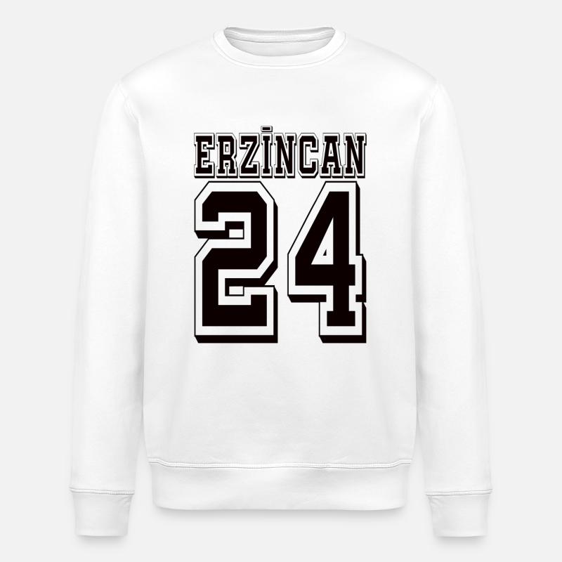 Erzincan 24 - Stanley/Stella Unisex Bio-Sweatshirt ROLLER - Weiß