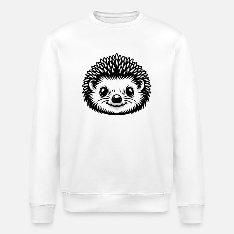 Hérisson - Sweat bio ROLLER Stanley/Stella Unisexe - blanc