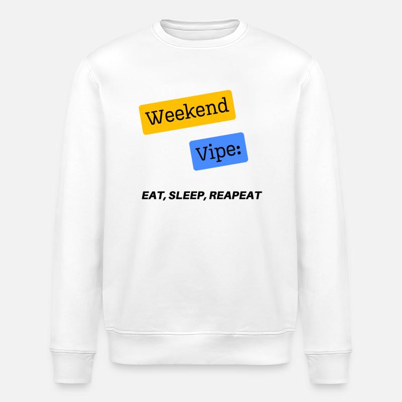Weekend - Stanley/Stella Unisex Bio-Sweatshirt ROLLER - Weiß