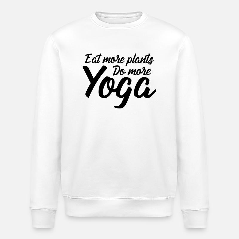Yoga Meditation Spa Namaste - Stanley/Stella Unisex Bio-Sweatshirt ROLLER - Weiß