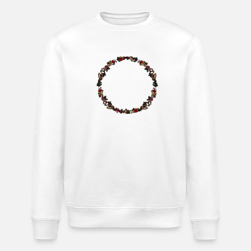 Noël - Sweat bio ROLLER Stanley/Stella Unisexe - blanc
