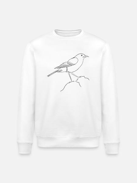Day of the Bird - Stanley/Stella ROLLER Unisex Organic Sweatshirt - white