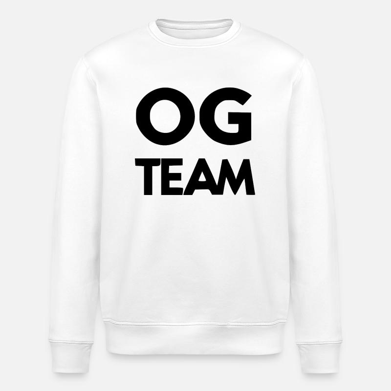 OG-Team - Stanley/Stella Unisex Bio-Sweatshirt ROLLER - Weiß