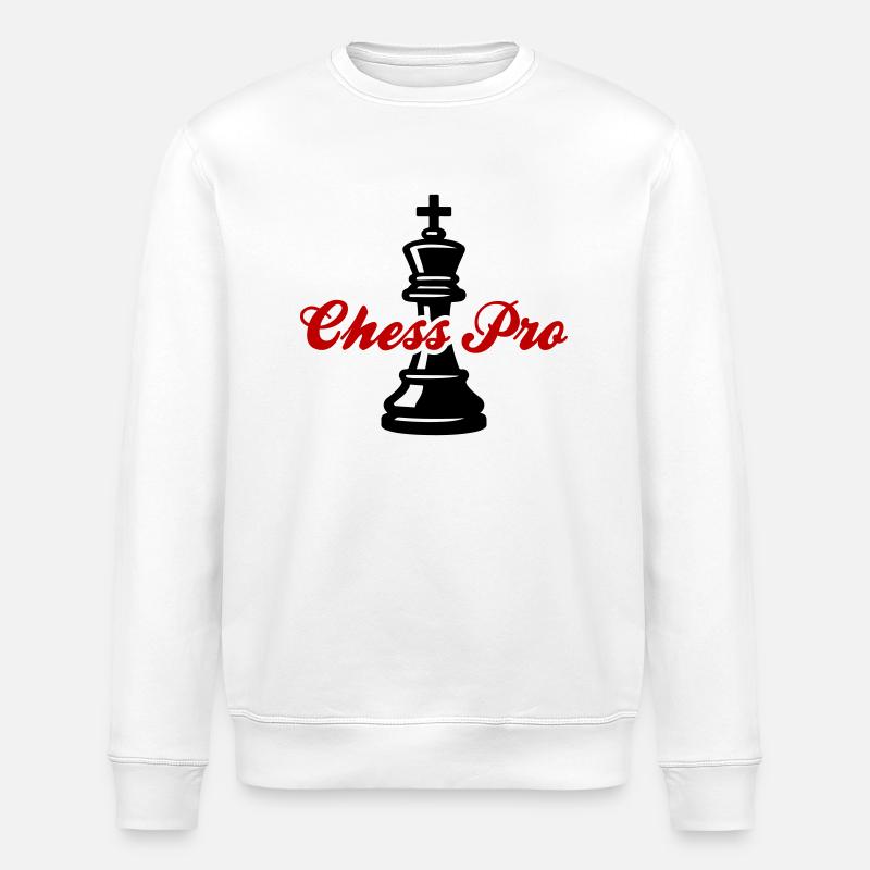 Chess Pro Schach - Stanley/Stella ROLLER Unisex Organic Sweatshirt - white