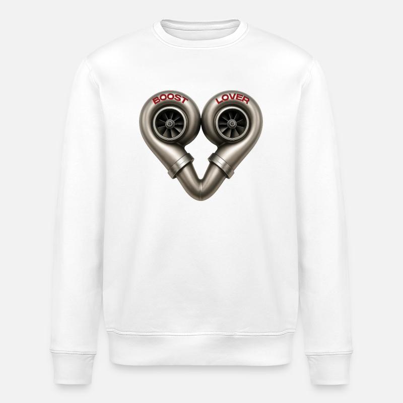 Boost Lover - Stanley/Stella ROLLER Unisex Organic Sweatshirt - white