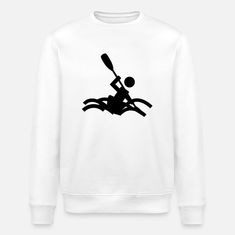 Kayak - Stanley/Stella Unisex Bio-Sweatshirt ROLLER - Weiß