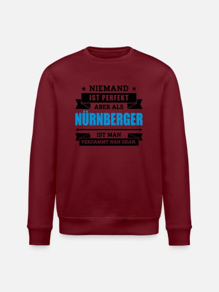 Funshirt Nürnberger - Stanley/Stella Unisex Bio-Sweatshirt ROLLER - Weiß