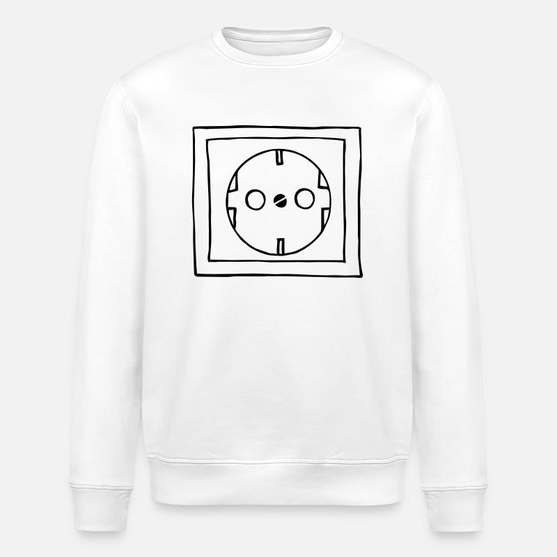 douille - Sweat bio ROLLER Stanley/Stella Unisexe - blanc