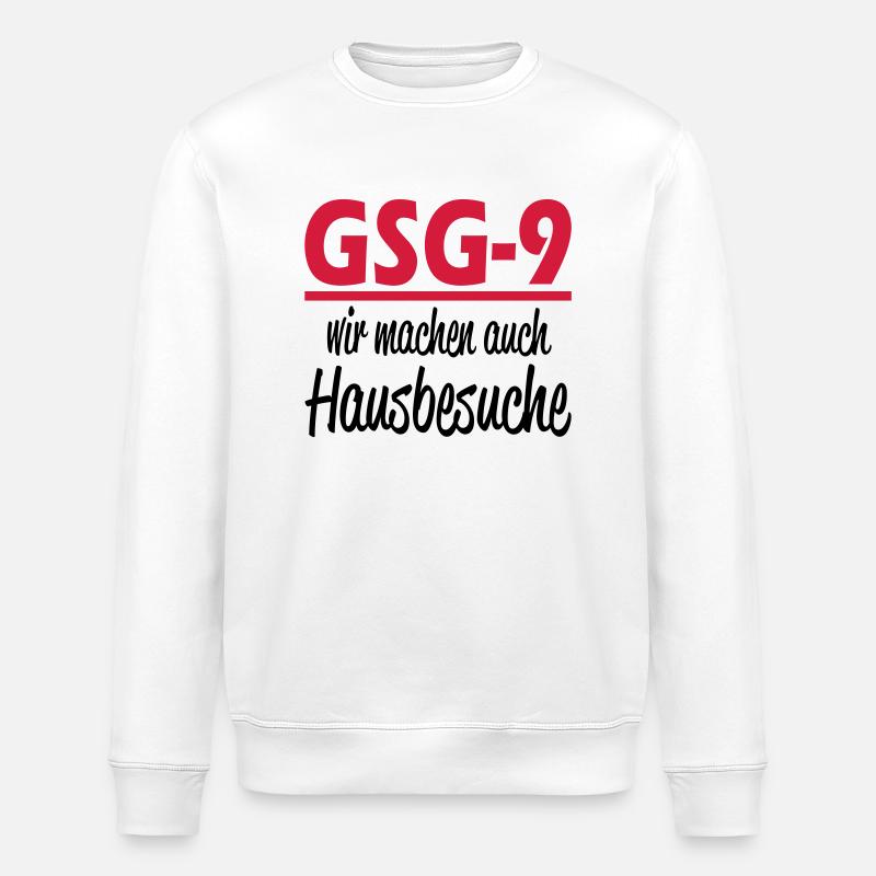 gsg9 - Sweat bio ROLLER Stanley/Stella Unisexe - blanc