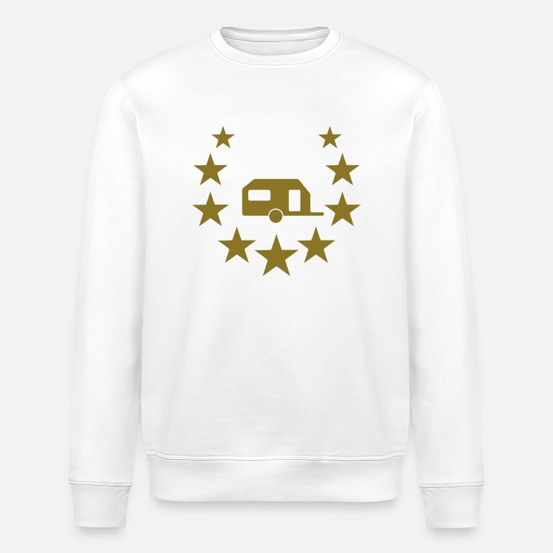 camper camping star - Sweat bio ROLLER Stanley/Stella Unisexe - blanc