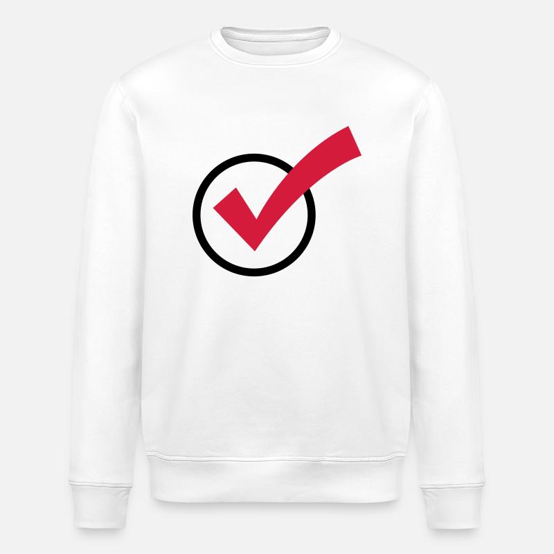 Une coche - Sweat bio ROLLER Stanley/Stella Unisexe - blanc