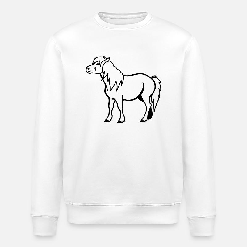 Poney - Sweat bio ROLLER Stanley/Stella Unisexe - blanc