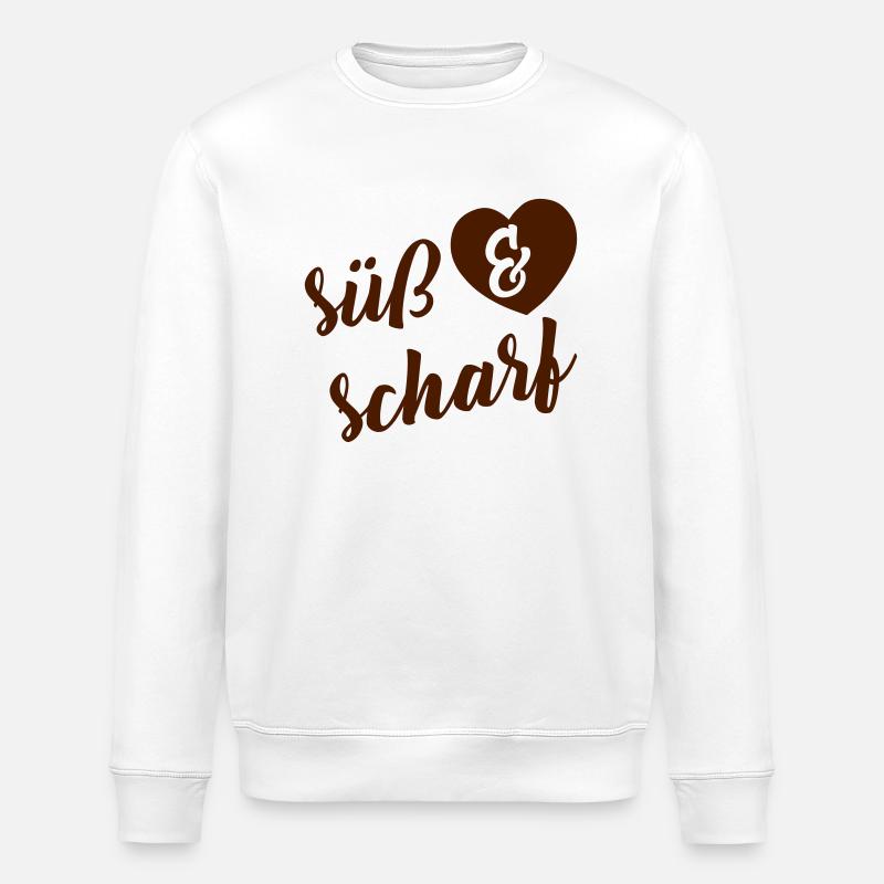 süß und scharf - Stanley/Stella Unisex Bio-Sweatshirt ROLLER - Weiß