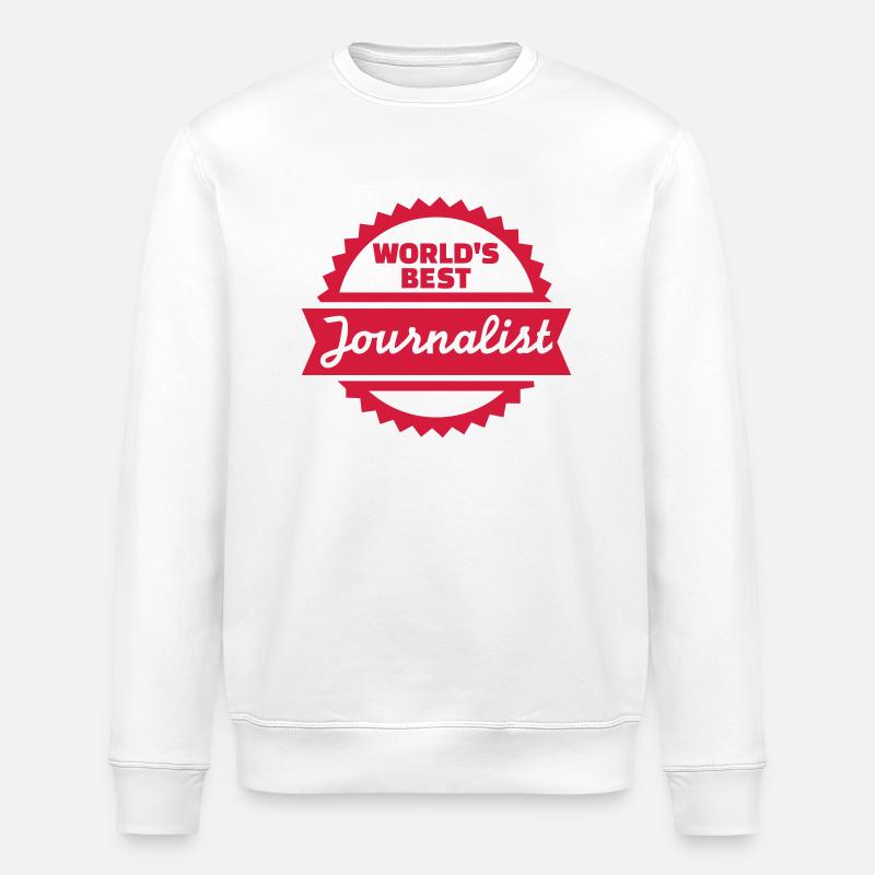 Journalist - Stanley/Stella Unisex Bio-Sweatshirt ROLLER - Weiß