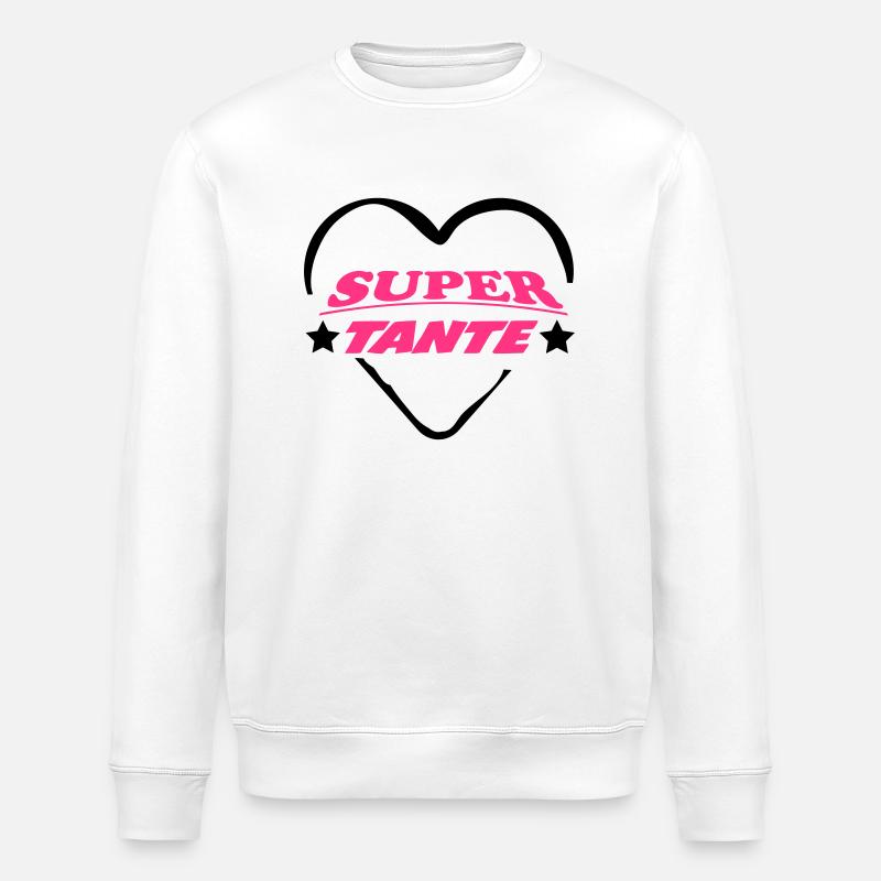 Super tante 111 - Stanley/Stella Unisex Bio-Sweatshirt ROLLER - Weiß