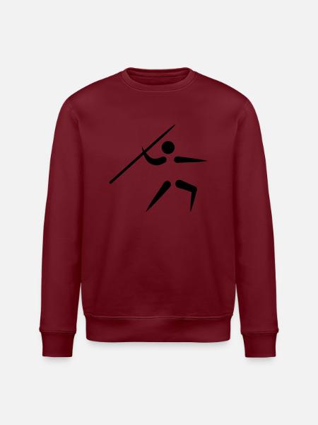 Javelin throw - Stanley/Stella ROLLER Unisex Organic Sweatshirt - white