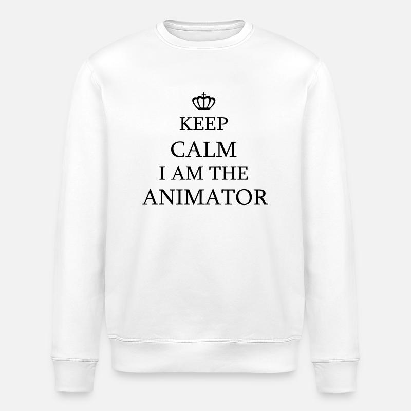 Animator - Stanley/Stella ROLLER Unisex Organic Sweatshirt - white