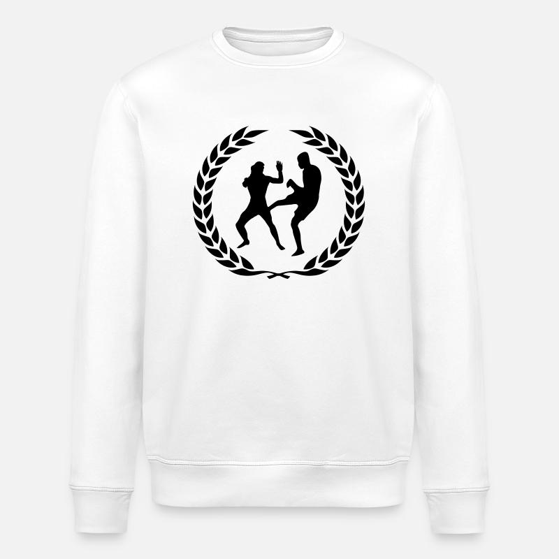 fighter design - Stanley/Stella Unisex Bio-Sweatshirt ROLLER - Weiß