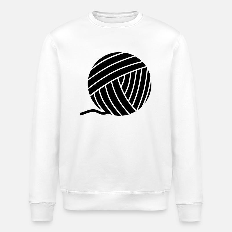 yarn - Stanley/Stella ROLLER Unisex Organic Sweatshirt - white