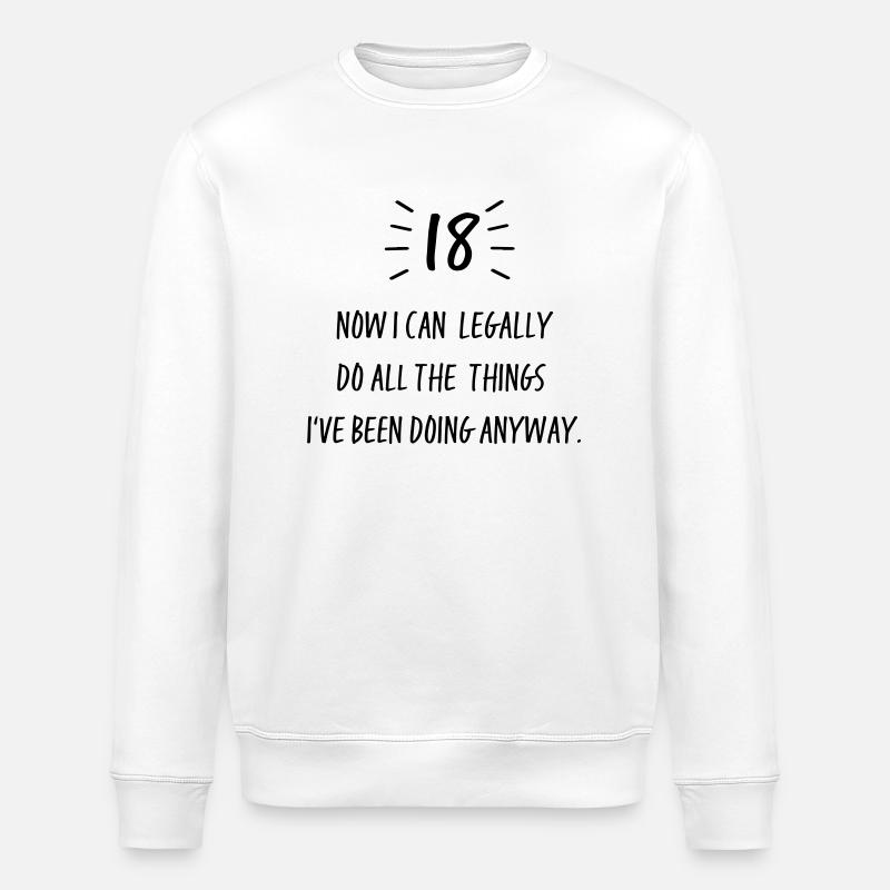 18 - Stanley/Stella Unisex Bio-Sweatshirt ROLLER - Weiß