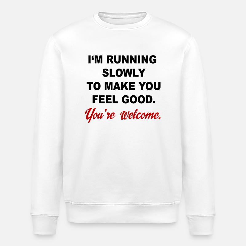 Courir - Sweat bio ROLLER Stanley/Stella Unisexe - blanc