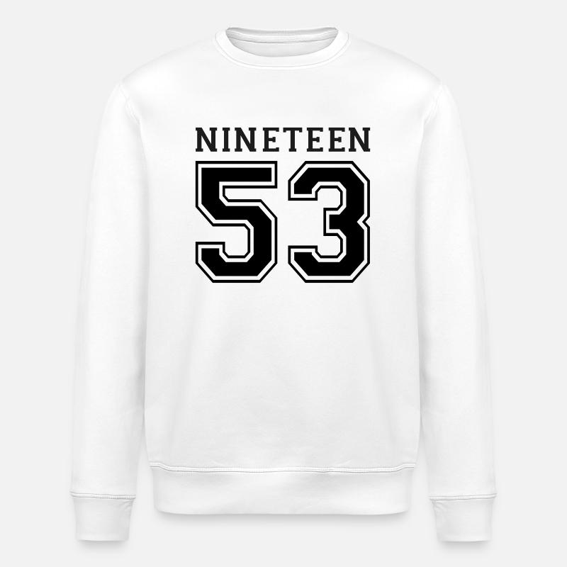 1953 - Stanley/Stella Unisex Bio-Sweatshirt ROLLER - Weiß
