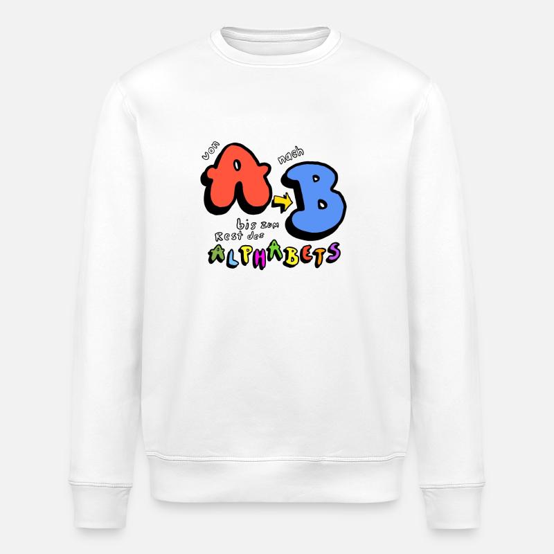 Von A nach B - Stanley/Stella Unisex Bio-Sweatshirt ROLLER - Weiß
