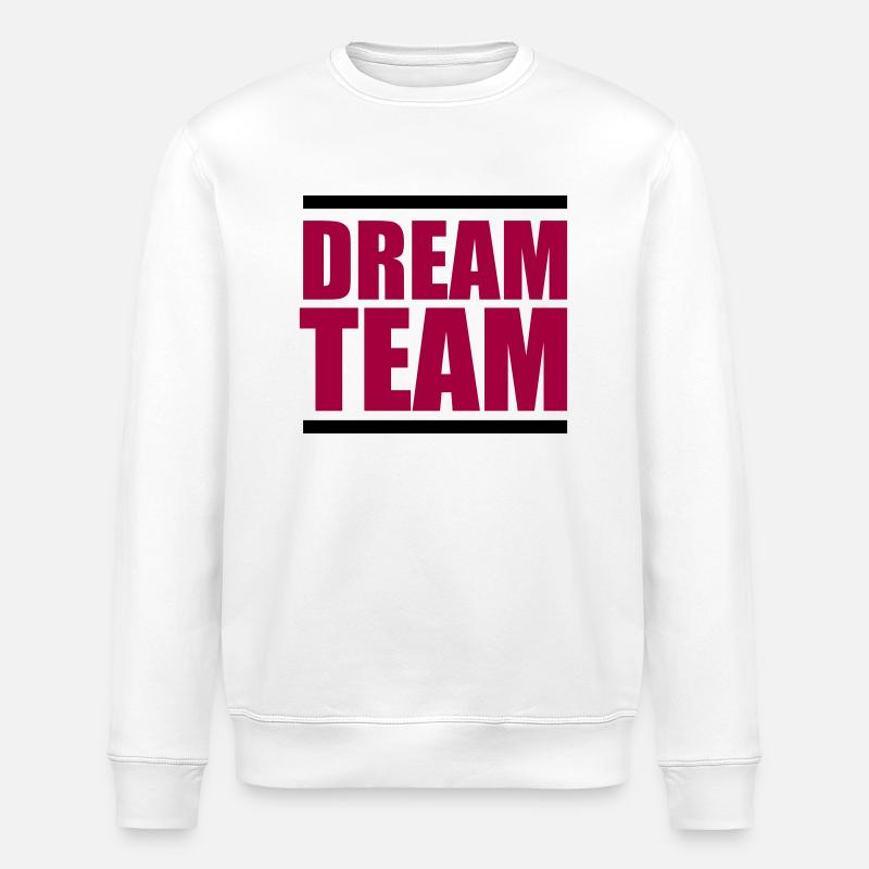 Dream Team - Stanley/Stella ROLLER Unisex Organic Sweatshirt - white