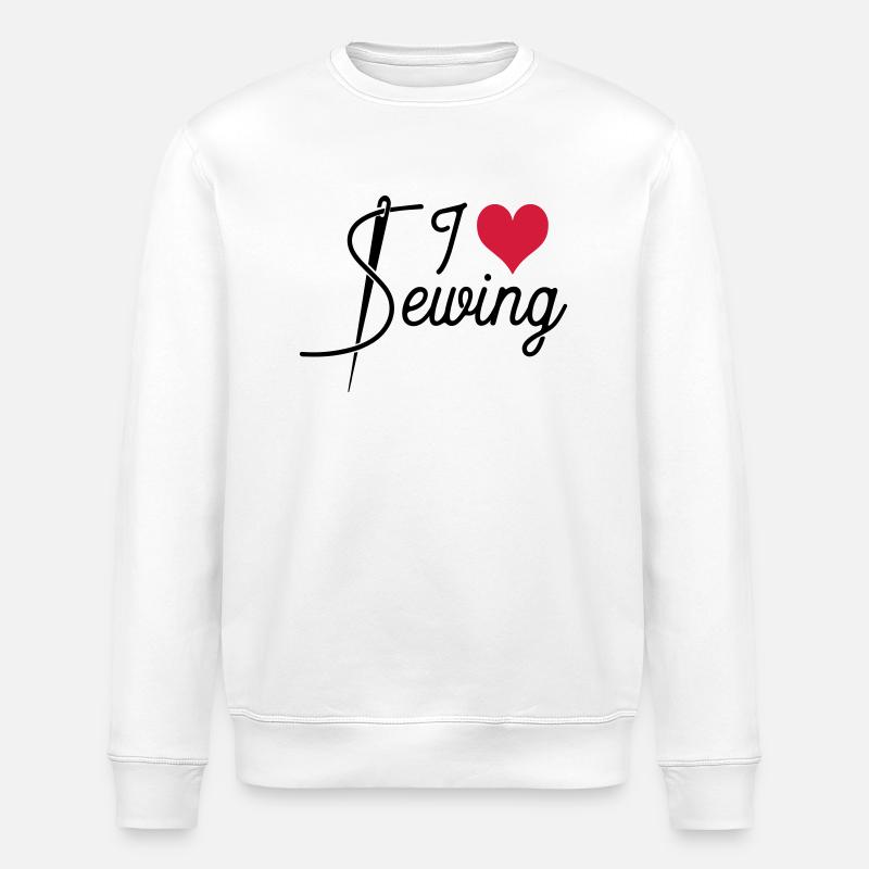 Nähen - Stanley/Stella Unisex Bio-Sweatshirt ROLLER - Weiß