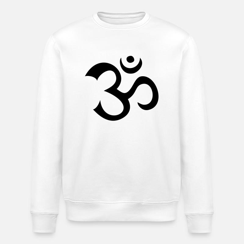 AUM 1 - Stanley/Stella ROLLER Unisex Organic Sweatshirt - white