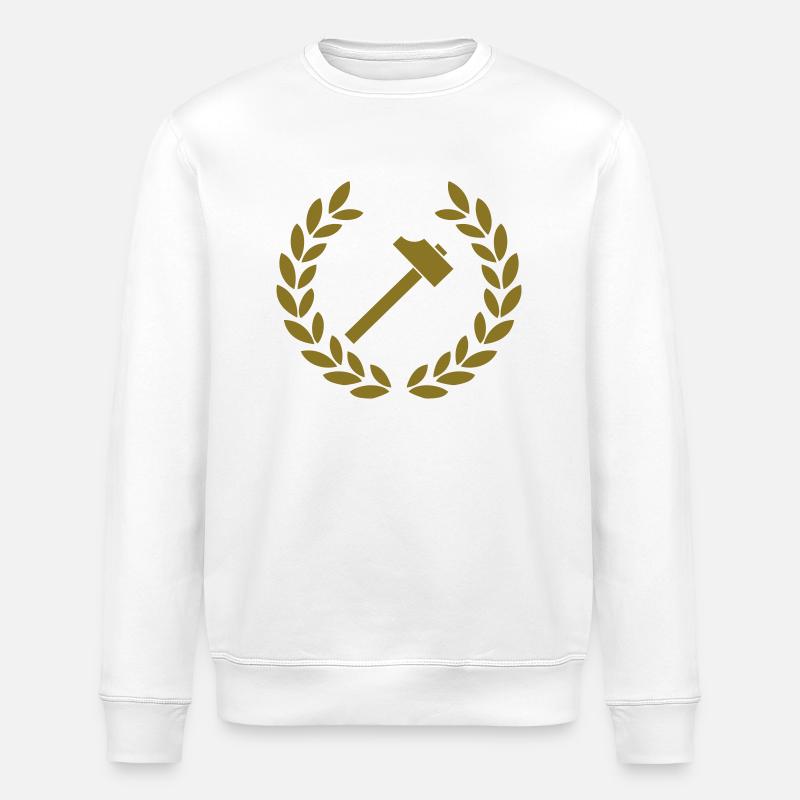 hammer deluxe - Stanley/Stella Unisex Bio-Sweatshirt ROLLER - Weiß