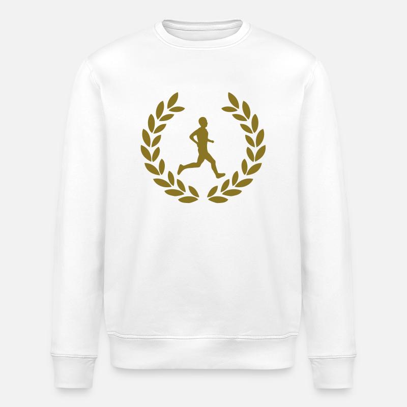 runner deluxe - Sweat bio ROLLER Stanley/Stella Unisexe - blanc