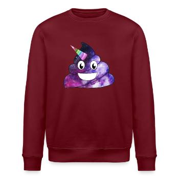 Unicorn Shit Kacke - Stanley/Stella Unisex Bio-Sweatshirt ROLLER - Weiß - Vorne - Nik (191cm)