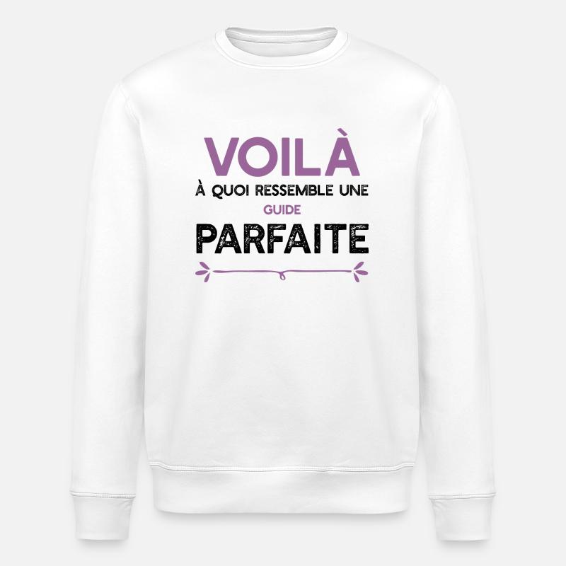 Une Guide parfaite cadeau - Sweat bio ROLLER Stanley/Stella Unisexe - blanc