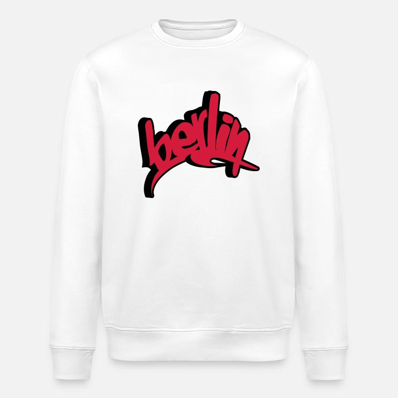 Berlin - Sweat bio ROLLER Stanley/Stella Unisexe - blanc