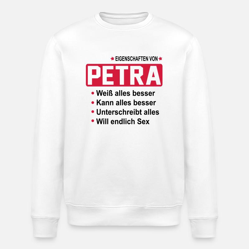 petra - Stanley/Stella Unisex Bio-Sweatshirt ROLLER - Weiß