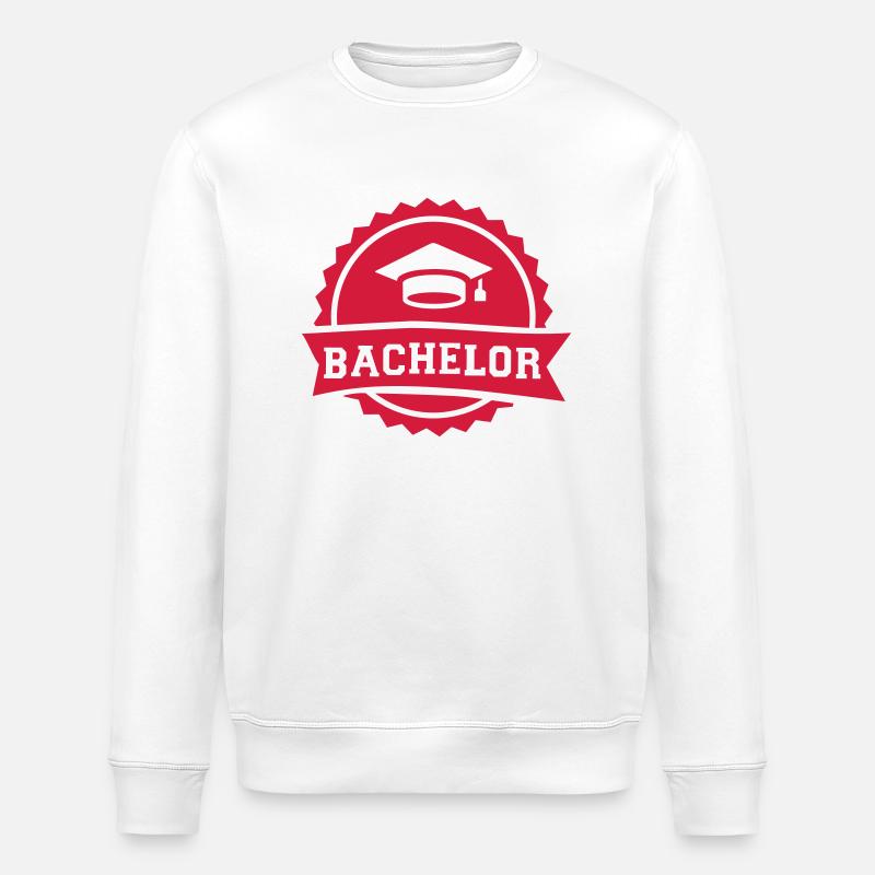 Bachelor - Sweat bio ROLLER Stanley/Stella Unisexe - blanc